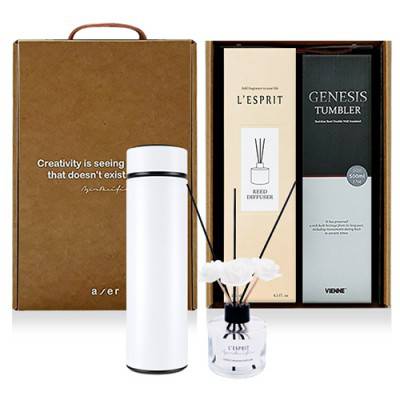 레스쁘리 고급 디퓨저세트 G (디퓨저(120ml)+텀블러(제네시스))