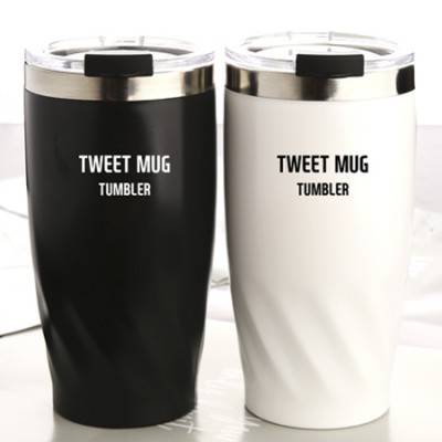 트윗머그형 이중스텐텀블러 420ml /풀컬러인쇄