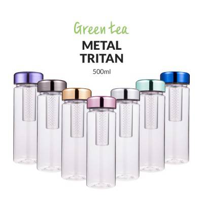 [티썸] 마이보틀 메탈 그린티 500ml 트라이탄