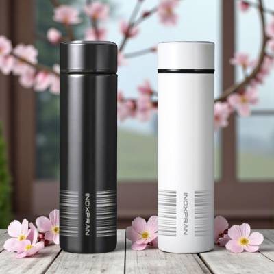 (당일 인쇄출고) 이녹스프랑 온도계 텀블러 450ml