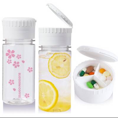 오보틀 알약보틀 트라이탄(젖병소재) 350ml[국산]/ 알약뚜껑