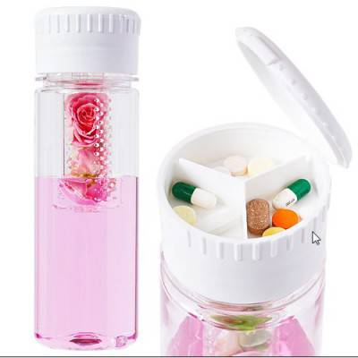 오보틀 (차망포함) 알약보틀 트라이탄(젖병소재) 500ml[국산]