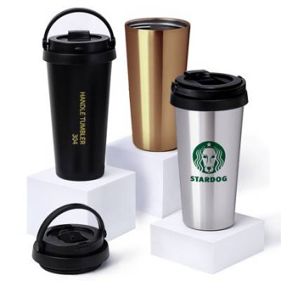 304스텐 이중진공 핸들텀블러 530ml / 스텐텀블러 /이중스텐/진공텀블러/메탈텀블러/텀블러컵/스텐컵
