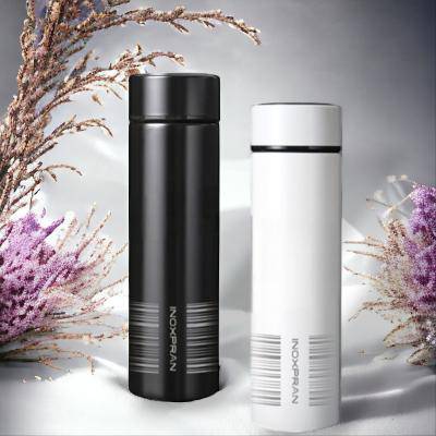 (당일인쇄출고) 이녹스프랑 LED온도계 텀블러 450ml