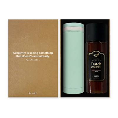 레스쁘리 2P 더치커피세트 C (텀블러(마카롱)+더치커피 세트 350ml)