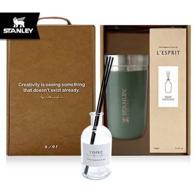레스쁘리 고급 우유병 디퓨저세트 SS (디퓨저 BASIC 150ml+스탠리 고 진공 텀블러)