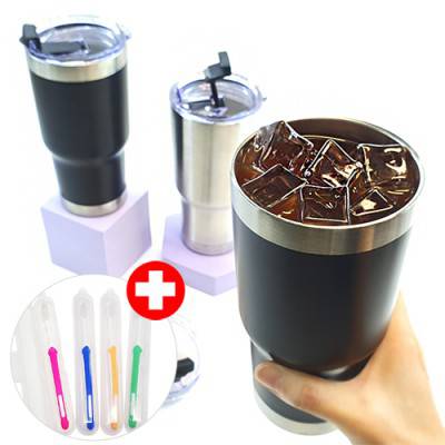 심플 ST 이중진공 스텐 텀블러 600ml [사은품증정]