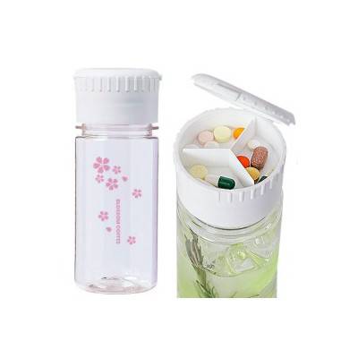 오보틀 알약보틀 패트(아이스전용) 350ml[국산]/ 알약뚜껑