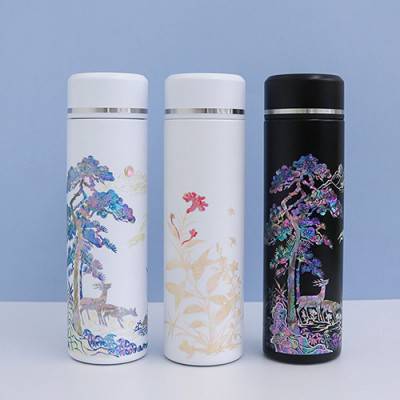 나빌레라 고급 316 초충도/십장생 자개텀블러 500ml (명장 장준철 作)