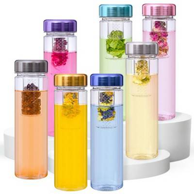 ★차망포함★ 메탈 트라이탄 투명보틀 700ml (냉.온가능) ★국산★