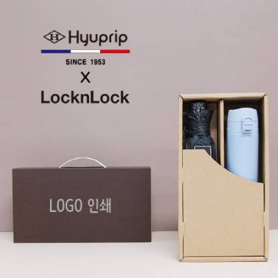 협립 3단 암막 커넥션 수동 우양산+락앤락 슬림핏원터치 텀블러세트