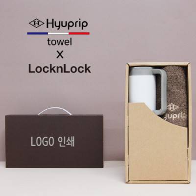 락앤락 테이블머그 473ml 텀블러+협립 40수 호텔코마 180 세면타월세트