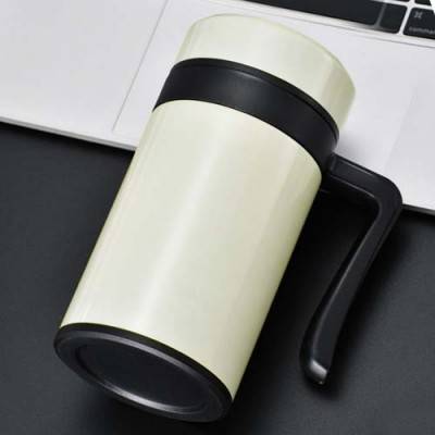 보온보냉 손잡이 텀블러(450ml) (화이트)/ 스텐텀블러