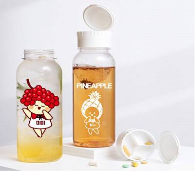 오보틀 1리터 대용량 알약 트라이탄보틀 1000ml / 풀칼라가능