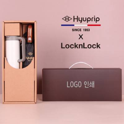 협립 3단 70 완전자동↕골프우산+락앤락 테이블머그 473ml 텀블러세트