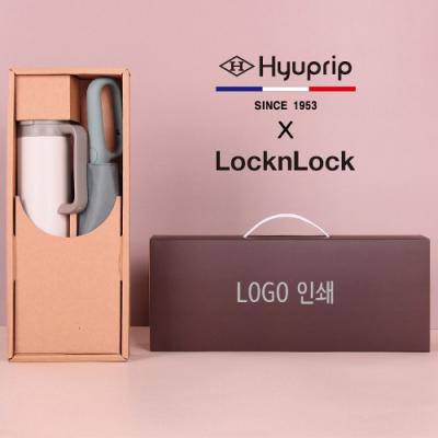 협립 3단 슈퍼TEN(10K) 초고밀도 카라비너 완전자동 우산/양산+락앤락 테이블머그 473ml 텀블러세트