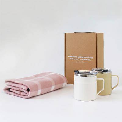 레스쁘리 고급 텀블러세트 SSS(어반스텐머그355ml+무릎담요)