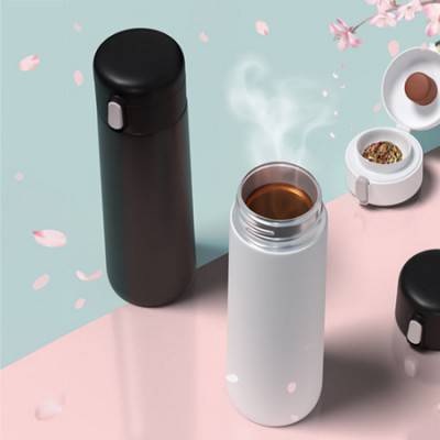 원터치형 스텐 S 45 이중 텀블러 450ml