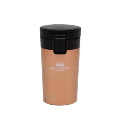 영국R. 보온/보냉 원터치 텀블러 300ml (차량용가능 메탈골드)