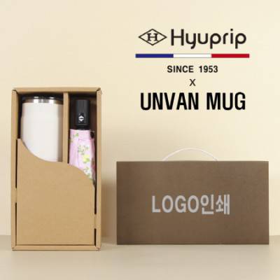 협립3단미니플라워즈완전자동우양산+어반스텐머그컵1P-세트