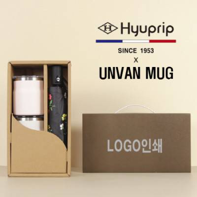 협립3단미니플라워즈완전자동우양산+어반스텐머그컵2P-세트
