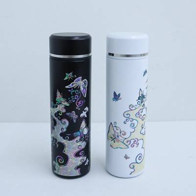 나빌레라 고급 316 나비정원 자개텀블러 500ml
