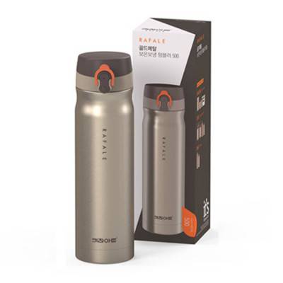 키친아트 골드 메탈 텀블러 500ml