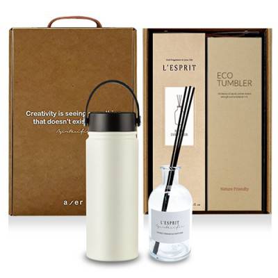 레스쁘리 고급 카리브텀블러 세트 A(텀블러+디퓨저150ml)