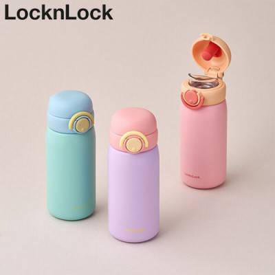 락앤락_3384 스쿨핏 스위치캡 원터치 스텐 텀블러 380ml
