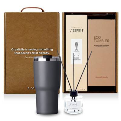 레스쁘리 고급 마이티텀블러 세트 B(텀블러500ml+디퓨저120ml)