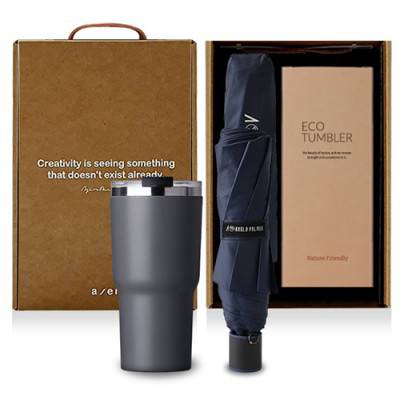 레스쁘리 고급 마이티텀블러 세트 E(텀블러500ml+아놀드파마우산)