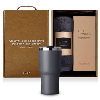 레스쁘리 고급 마이티텀블러 세트 F(텀블러500ml+타올)