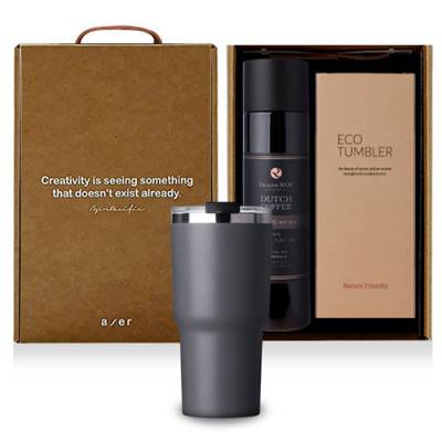 레스쁘리 고급 마이티텀블러 세트 H(텀블러500ml+더치커피)