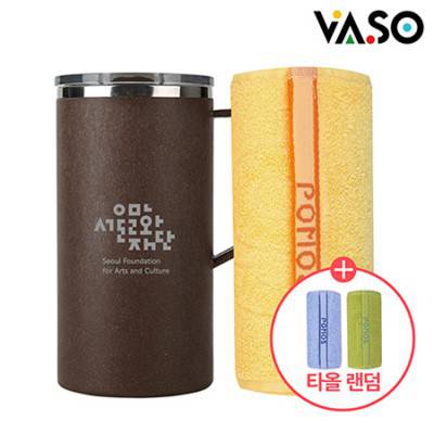 [바쏘] 레옹 스포츠 타올 오피스 머그 2종 세트