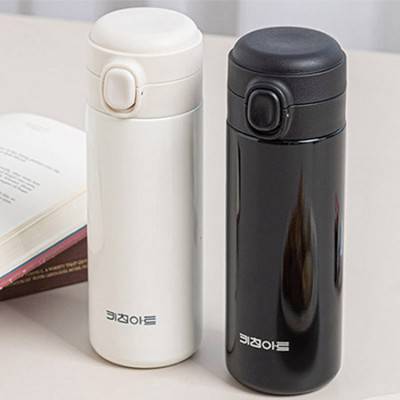 키친아트 원터치 심플 텀블러400ml