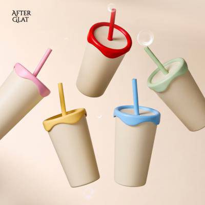 [애프터글랫] 아이보리러블리스트로우 500ml 1P