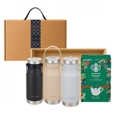 핸들 익스트림 손잡이 텀블러 500ml + 스타벅스 드립백 5P 고급띠지 선물세트