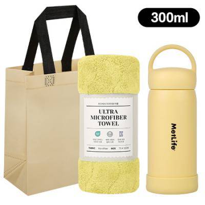 모닝 텀블러 300ml + 타올 선물세트