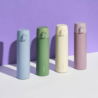락앤락 파스텔 슬림 원터치 텀블러 400ml