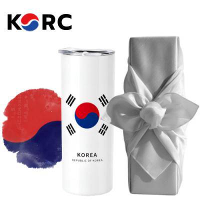 대한민국을 담은 보온보냉 태극기 텀블러 591ml 보자기 선물포장