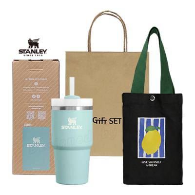 스탠리 퀜처 플로우스테이트 텀블러591ml(파우치+쇼핑백)