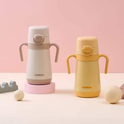 락앤락 리틀럽 원터치 스텐 양손 빨대컵 300ml_DPS