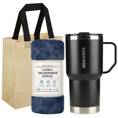구 매니시 텀블러 600ml + 타올 선물세트