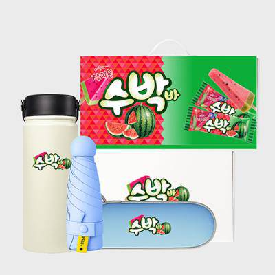 라이프스타일 85호 (카리브 텀블러 530ml+슈가닷 5단 원형 캡슐 암막 양우산)