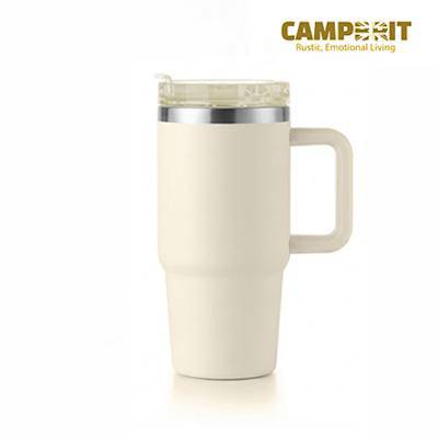 캠브리트 에이펙스씰 스트로 텀블러 대용량 660ml ApexSeal straw off-white cream