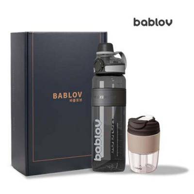 바블로브 트라이탄 대용량 워터보틀 1000ml 480ml 2종 선물세트 BB1480