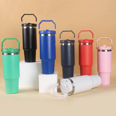 핸들 304스텐 900ml 텀블러 인쇄 제작 가능