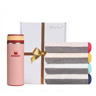 스탠리 트랜짓 트위스트플립 머그 355ml + 송월고급수건1P세트