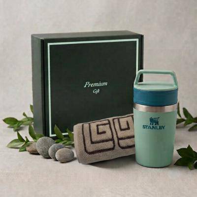스탠리 텀블러 카페투고 236ml+선염스포츠 100g 수건 타올 텀블러세트 까페투고 SL02