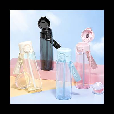 투명 원터치 550ml 물병